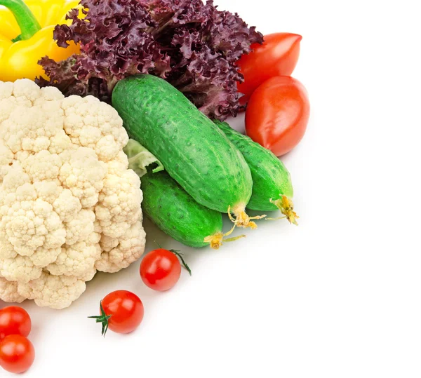 Set mit frischem Gemüse — Stockfoto
