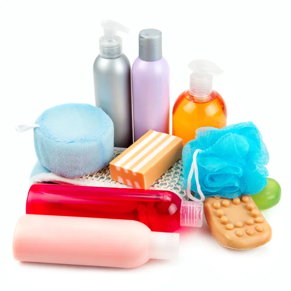 Set of toiletries for bathing — Stock Photo, Image