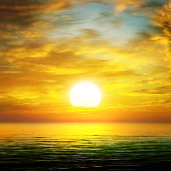 Sunrise over the sea — Stock Photo, Image