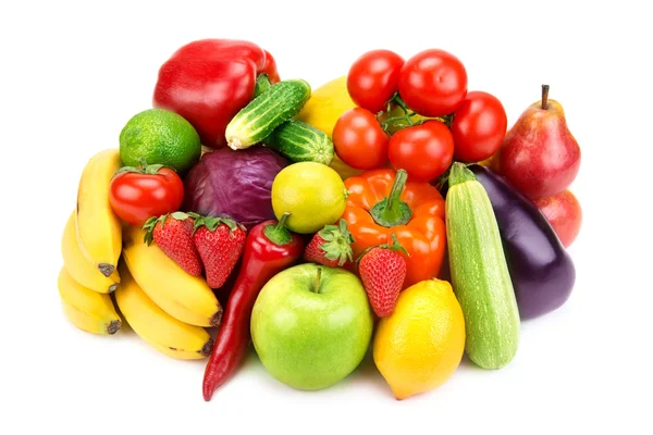 Ensemble de fruits et légumes — Photo