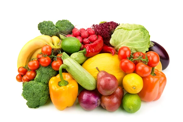 Set of fruits and vegetables — Stock Photo, Image