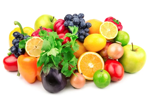 Conjunto de frutas y hortalizas —  Fotos de Stock