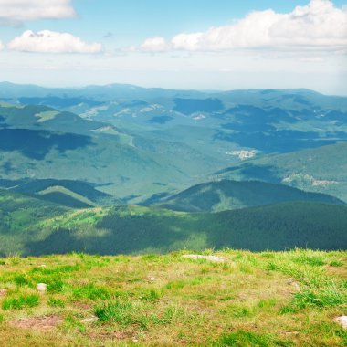 Mountain view goverli, Karpatlar en üstten