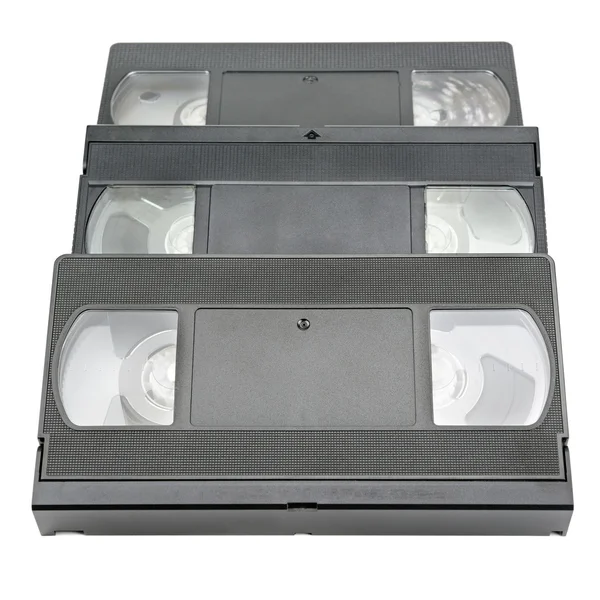 Videotape isolado em branco — Fotografia de Stock