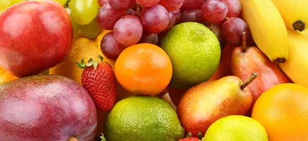 Jasne tło dojrzałych owoców — Zdjęcie stockowe