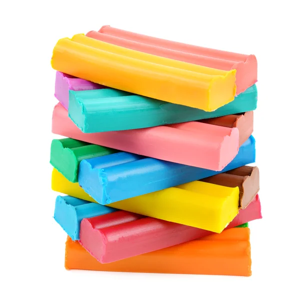 Set of colored plasticine — Stock Photo, Image
