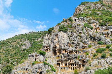 Likya mezarlarının Demre (myra), Türkiye