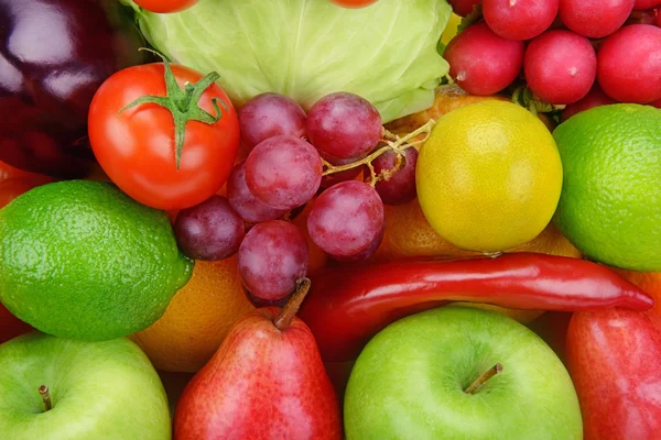 Background  of vegetables and fruits — Stock Photo, Image