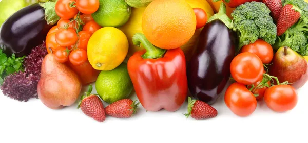 Gyümölcs- és zöldségkészlet — Stock Fotó
