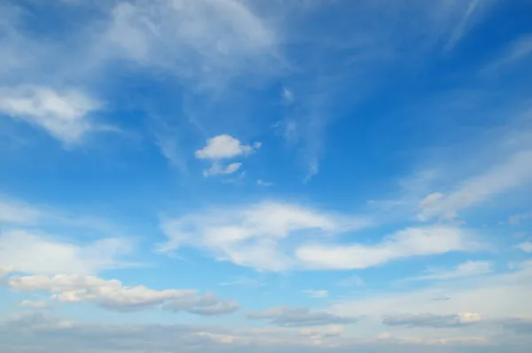 Cielo Blu Con Belle Nuvole Bianche Naturali — Foto Stock
