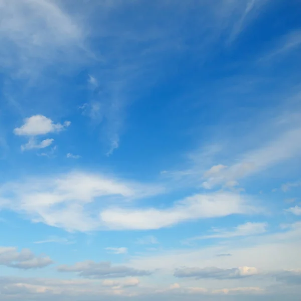 Azul Natureza Céu Fundo Nuvens — Fotografia de Stock