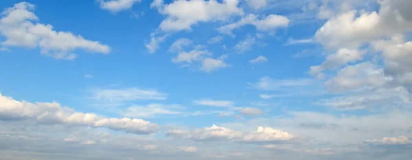 Fond Bleu Ciel Nature Nuages Grande Photo — Photo