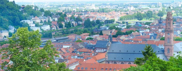 Vista Superior Ciudad Alemania Vanheim Concepto Viaje Vacaciones Foto Amplia —  Fotos de Stock