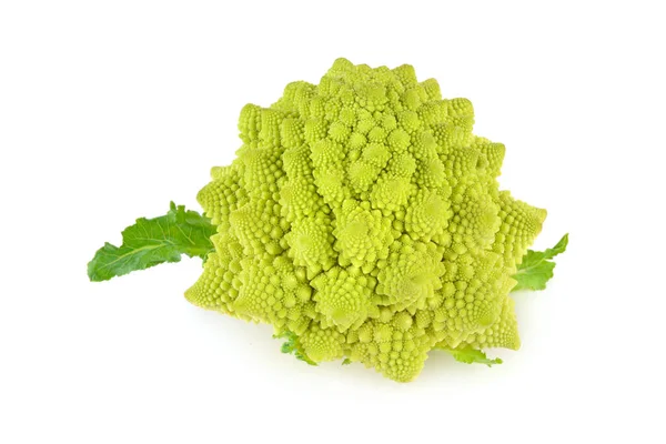 Broccoli Romanesco Cauliflower Isolated White Background — Stockfoto