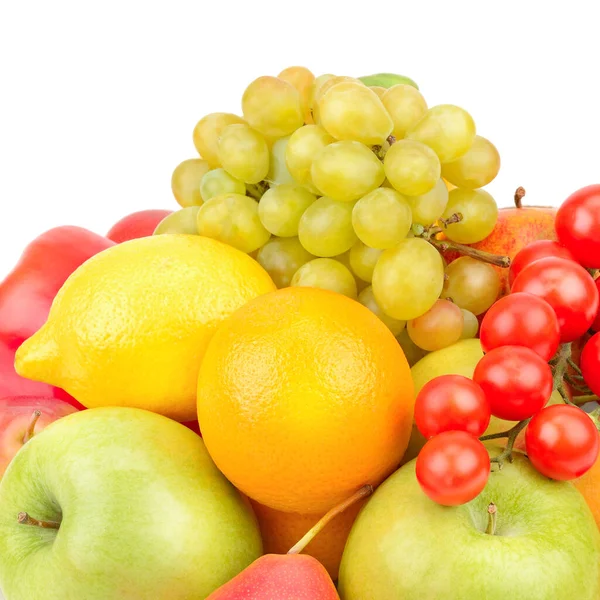 Groenten Fruit Geïsoleerd Een Witte Achtergrond — Stockfoto