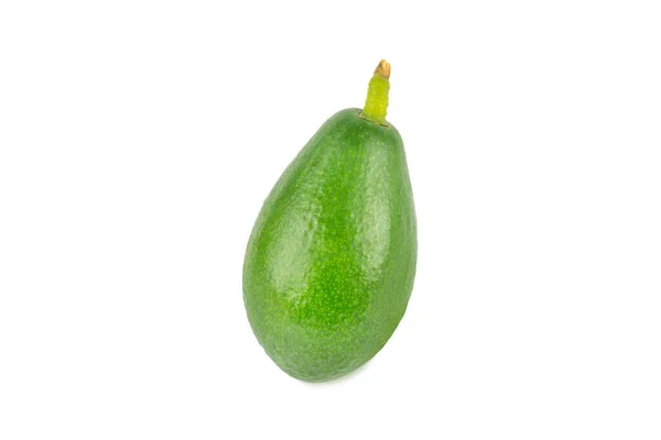 Fruta Abacate Isolada Sobre Fundo Branco Conceito Alimentação Saudável — Fotografia de Stock