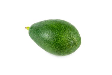 Avokado meyvesi beyaz arka planda izole edilmiş. Sağlıklı gıda konsepti.