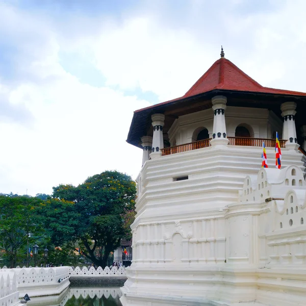 Templo Relíquia Dos Dentes Kandy Sri Lanka Conceito Férias Viagens — Fotografia de Stock