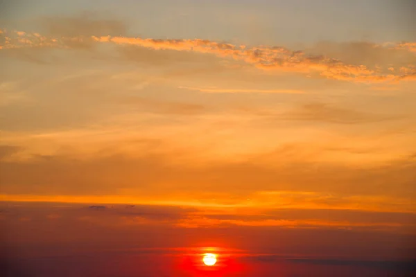 Zachód Słońca Niebo Tle Lub Wschód Słońca Niebo Chmura Godzinach — Zdjęcie stockowe