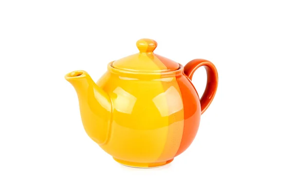 Tea Pot Isolated White Background — Stock Photo, Image