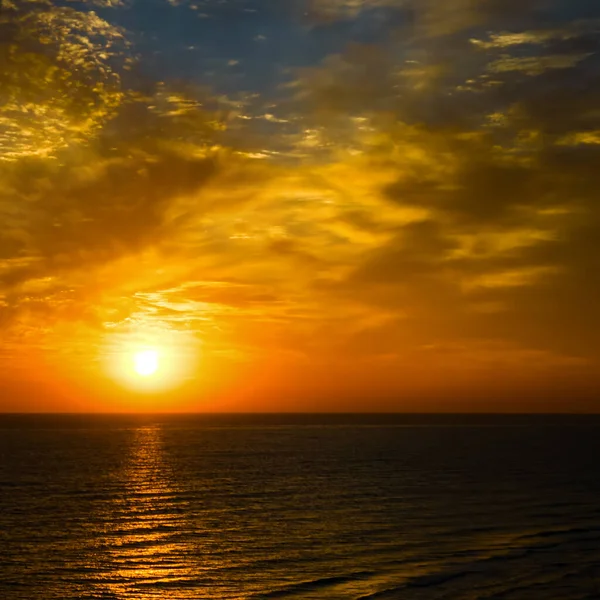 Beautiful Sunset Beach Tropical Sea — Stock Photo, Image