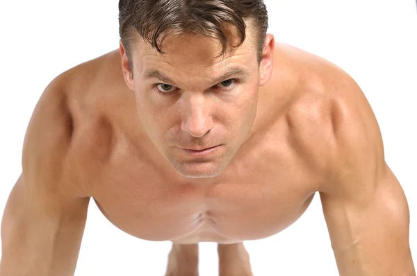 Pushup position — Stock Photo, Image