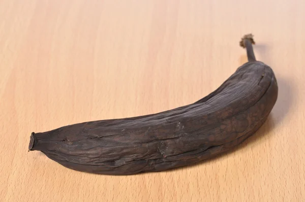 Чёрный банан — стоковое фото
