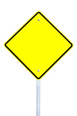 boş uyarı işareti