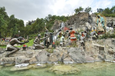 virgin guadalupe için sunan