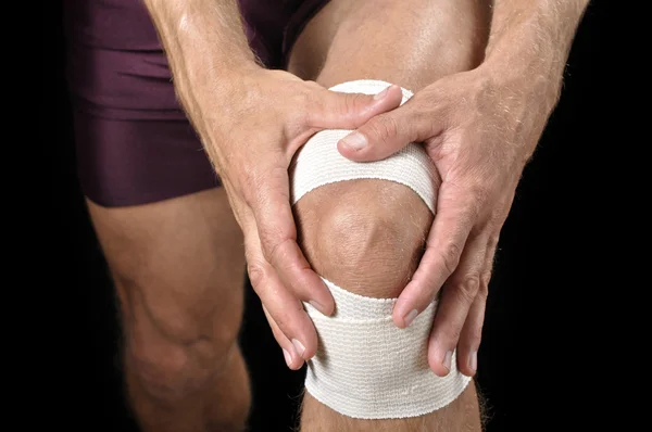 Poranění kolena — Stock fotografie