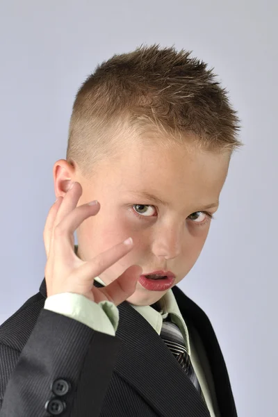 Powerful young businessman — Stock Photo, Image