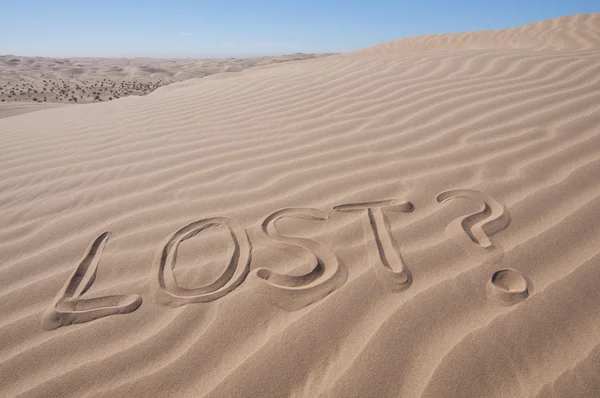 Perdido en el desierto — Foto de Stock