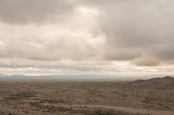 Cloudy Arizona desert — Stock Photo, Image