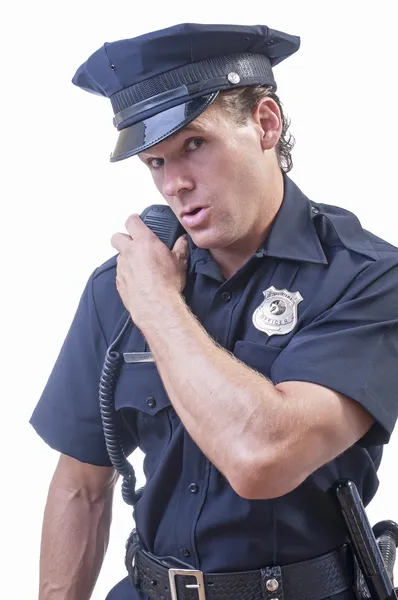 Cop communication — Stock Photo, Image