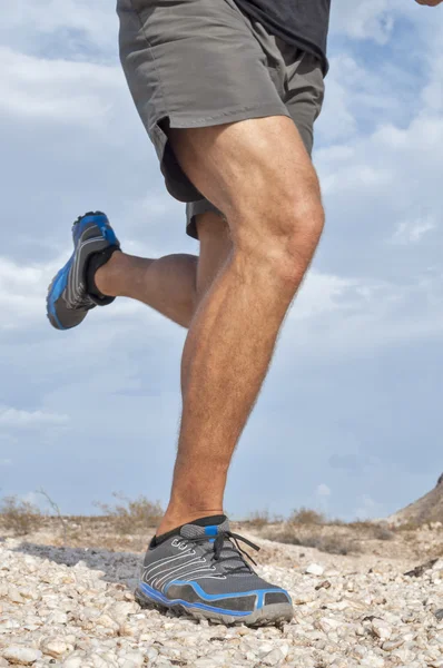 Rugged trail running — Stock Photo, Image