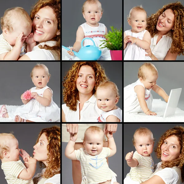 Mujer y bebé — Foto de Stock