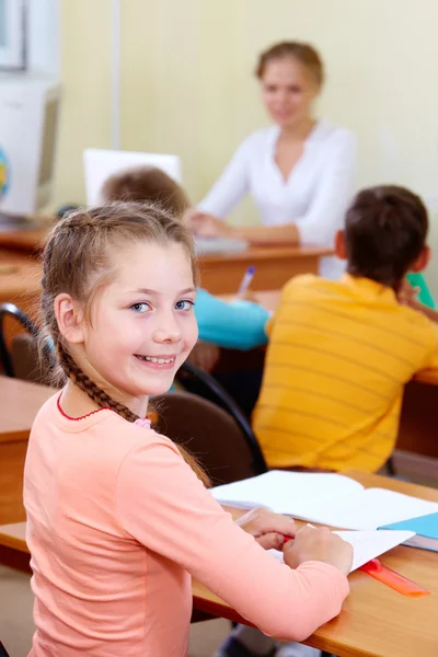 Bezaubernde Schülerin — Stockfoto