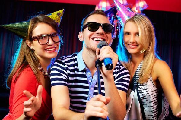 Karaoke party — Stock Photo, Image