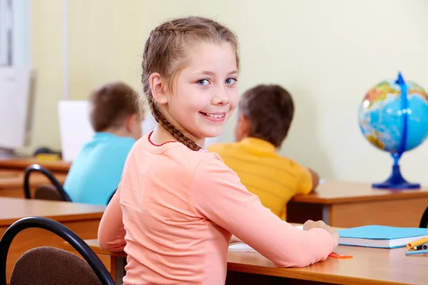 Schattig scholier — Stockfoto