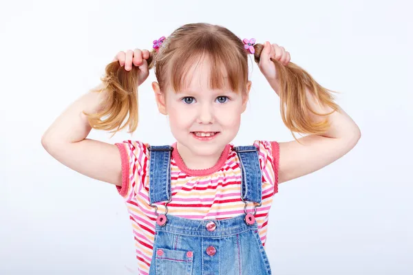 Denim cutie — Stockfoto