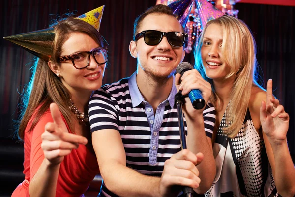 Karaoke-Party — Stockfoto