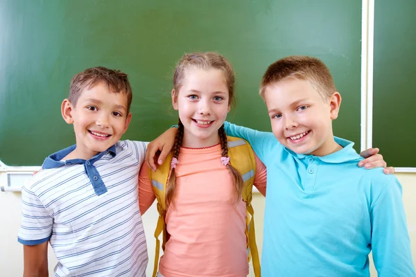 Schattig schoolkameraden — Stockfoto