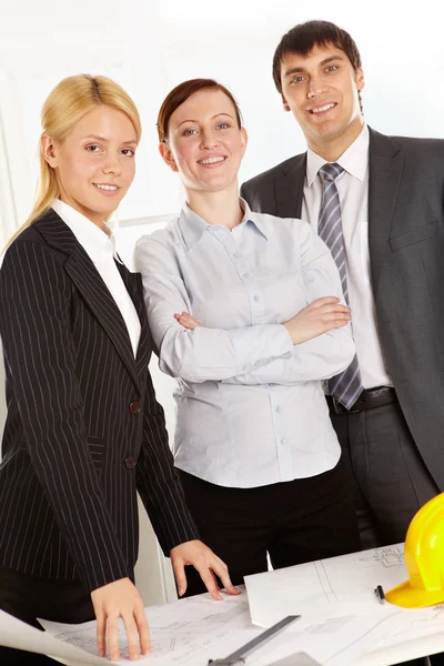 Equipe de engenheiros — Fotografia de Stock