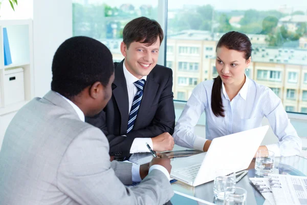 Meeting of partners — Stock Photo, Image