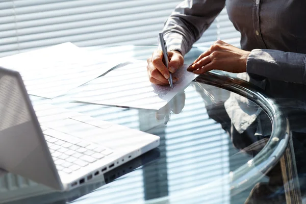 Female at work — Stock Photo, Image