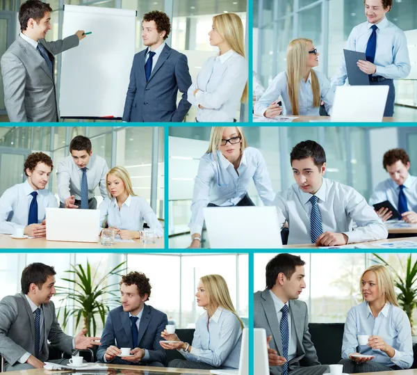 Partners at work Stock Image