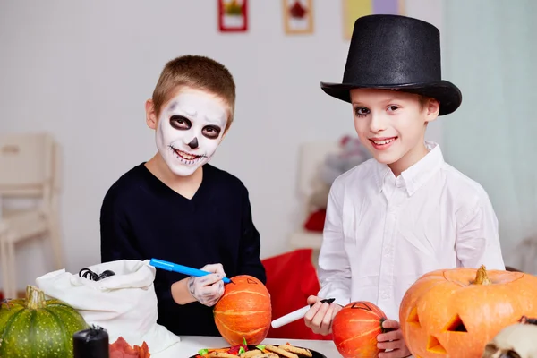 Preparaciones de Halloween — Foto de Stock