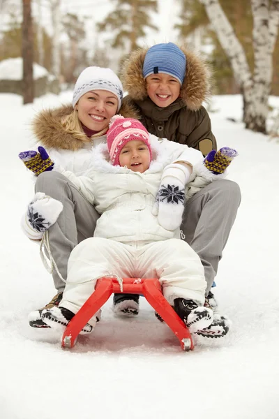 Winter recreatie — Stockfoto