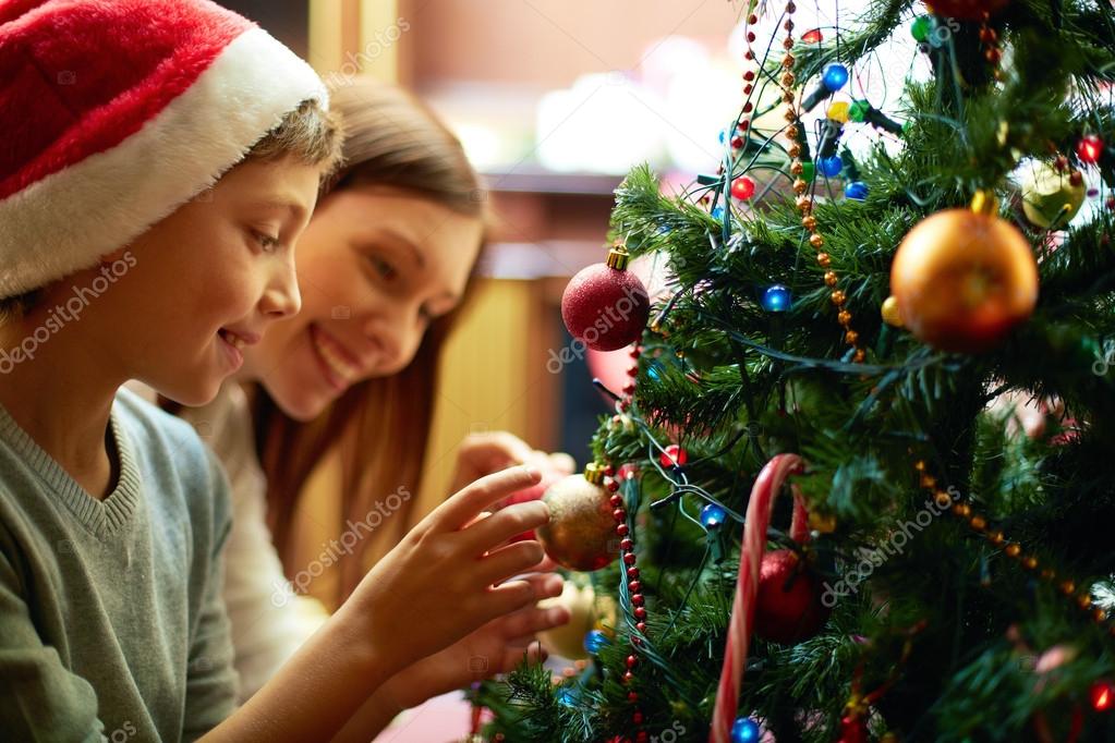 Preparing xmas tree — Stock Photo © pressmaster 16042759