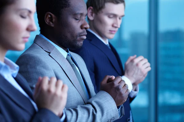 Team prayer — Stock Photo, Image